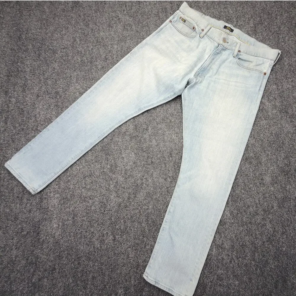 Polo Ralph Lauren Jeans Mens 34x30 Light Wash Stretch Denim Slim